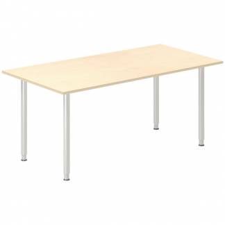 Skrivebord DNA, Birk 1600x800 mm I-ben/Alugr&aring;