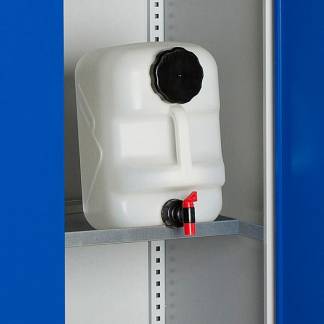 Hylde til SMV kemiskab/olieskab 1000x550mm, galvaniseret