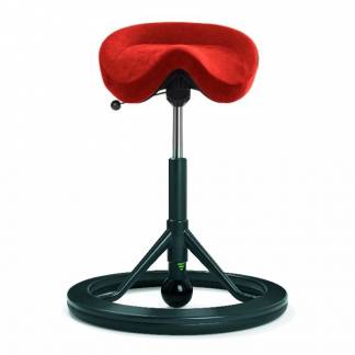 BackApp Smart Alcantara, r&oslash;d med sort understel