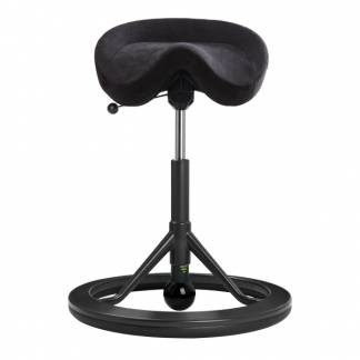 BackApp Smart Alcantara, antracit med sort understel