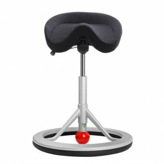 BackApp Smart Nordic Wool, sort med alugråt understel