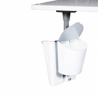 Papirkurv SetUp 2F med l&aring;ge Hvid