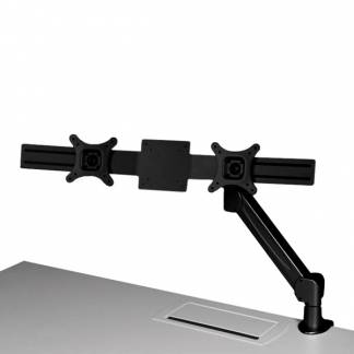 Sk&aelig;rmholder DZ Beslag til 2 sk&aelig;rme, Sort