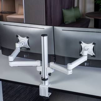 Sk&aelig;rmholder V4 Twin, Hvid