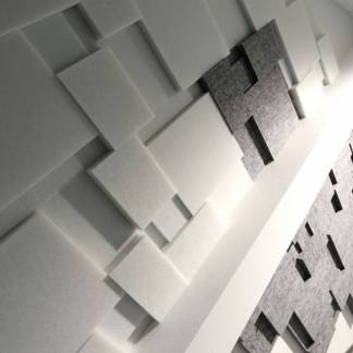 Lydabsortbent Niv&aring; EcoSUND hvid uden tekstil