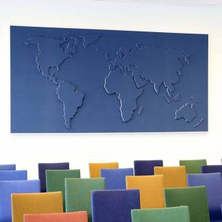 Lydabsortbent Tell_us EcoSUND hvid med hvid ramme