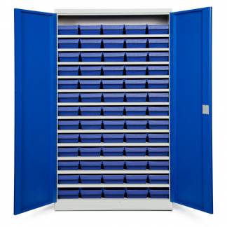 Opbevaringsskab ASPB Mod3 1980x1200x470 Bl&aring; d&oslash;r