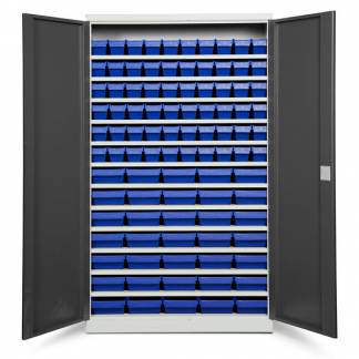 Opbevaringsskab ASPB Mod4 1980x1200x470 Antracit d&oslash;r