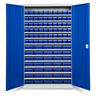 Opbevaringsskab ASPB Mod4 1980x1200x670 Bl&aring; d&oslash;r