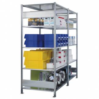 Startsektion Boltless lagerreol, bj&aelig;lker 2000x1300x800 150 kg/hylde