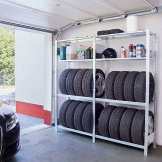 Boltless Garagereol 2000x1000x400 mm F&oslash;lgefag