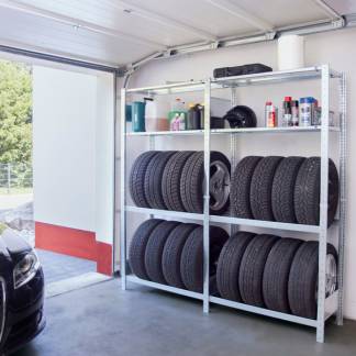 Boltless Garagereol 2000x1000x400 mm F&oslash;lgefag
