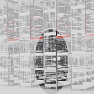 Gitterside Boltless h&oslash;jde 2000 mm dybde 800 mm
