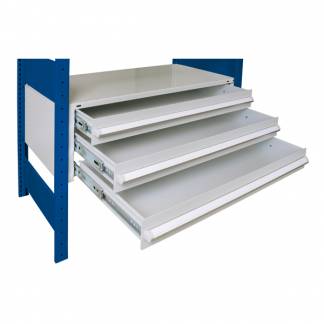 Skuffesektion med 3 skuffer D500mm