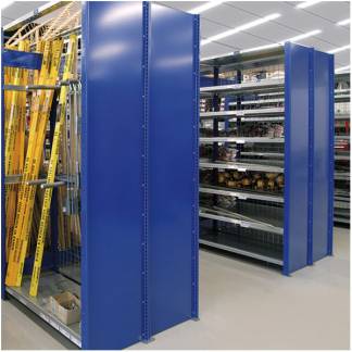 Mellemgavl Boltless h&oslash;jde 1050 mm dybde 500 mm RAL 7035