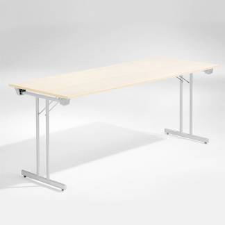 Bord Dinner, Birk 1800x800 mm, Alugr&aring;t understel