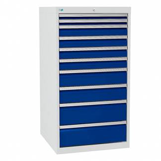 Skuffesektion 700/07 1319x705x736mm 10 skuffer