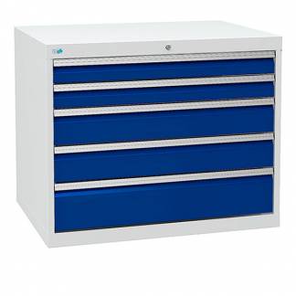 Skuffesektion 700/10 819x1005x736mm 5 skuffer