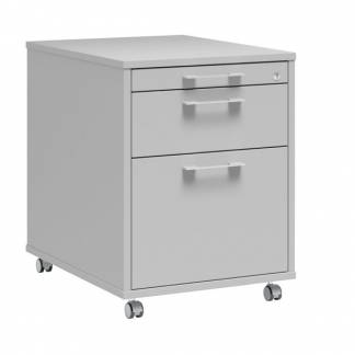 Skuffesektion DNA 3 skuffer, Lys gr&aring;