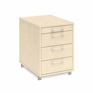 Skuffesektion DNA 4 skuffer, Birk