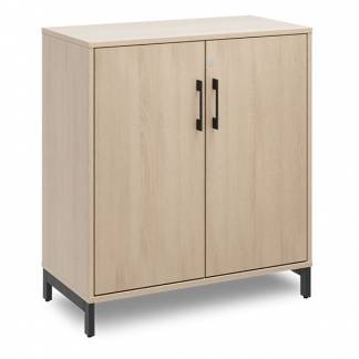 Kontorskab DNA, 800x890 mm, Eg/Sort 2A4/2A4