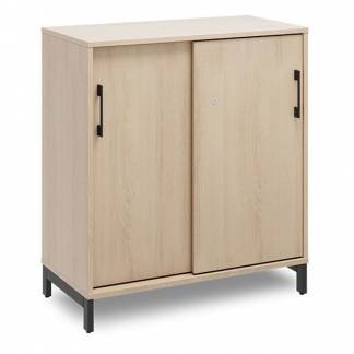 Kontorskab DNA, 800x890 mm, Eg/Sort 2A4