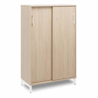 Kontorskab DNA, 800x1275 mm, Eg/Hvid 3A4