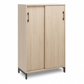 Kontorskab DNA, 800x1275 mm, Eg/Sort 3A4