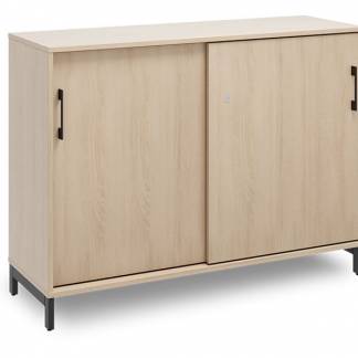 Kontorskab DNA, 1200x890 mm, Eg/Sort 2A4