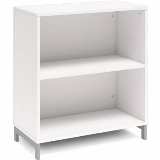 Bogreol DNA, 800x890 mm, Hvid/Alugr&aring; 2A4