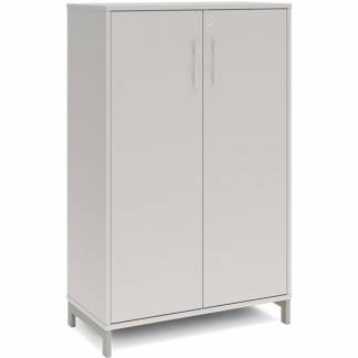 Kontorskab DNA, 800x1275 mm, Lys gr&aring;/Alugr&aring; 3A4