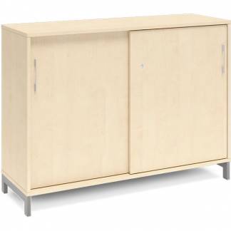 Kontorskab DNA, 1200x890 mm, Birk/Alugr&aring; 2A4