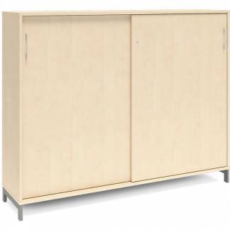 Kontorskab DNA, 1600x1275 mm, Birk/Alugr&aring; 3A4