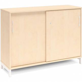 Kontorskab DNA, 1200x890 mm, Birk/Hvid 2A4