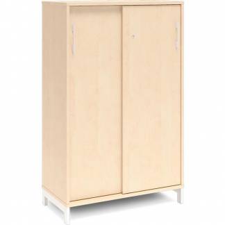 Kontorskab DNA, 800x1275 mm, Birk/Hvid 3A4