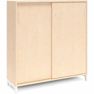 Kontorskab DNA, 1200x1275 mm, Birk/Hvid 3A4