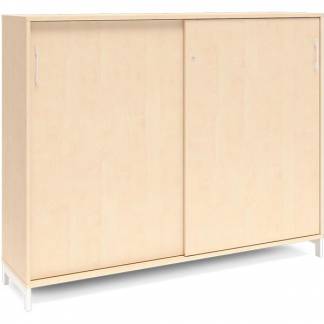 Kontorskab DNA, 1600x1275 mm, Birk/Hvid 3A4