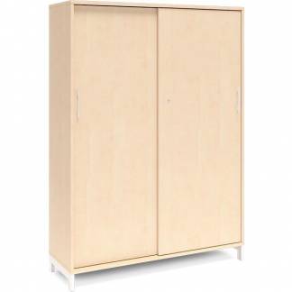 Kontorskab DNA, 1200x1660 mm, Birk/Hvid 4A4