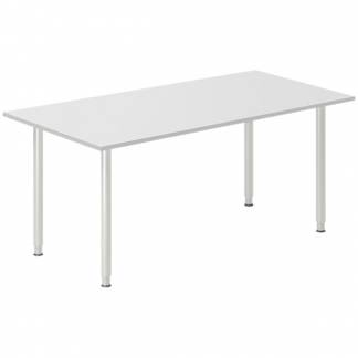 Skrivebord DNA, Lysgr&aring; 1600x800 mm I-ben/Alugr&aring;