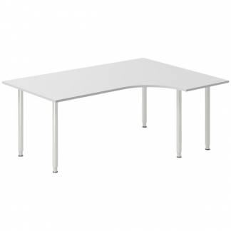 Skrivebord DNA, Lysgr&aring; 1800x1200 mm H&oslash;jre I-ben/Alugr&aring;