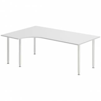 Skrivebord DNA, Lysgr&aring; 2000x1200 mm Venstre I-ben/Alugr&aring;