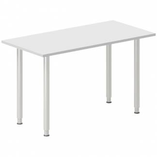 Skrivebord, tilbyg DNA Lys gr&aring; 1200x600 mm I-ben Alugr&aring;