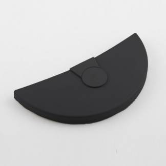 Endeafslutning til kabelholder Halfpipe, Sort