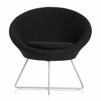 Stol Paris Sort med alugr&aring; ben