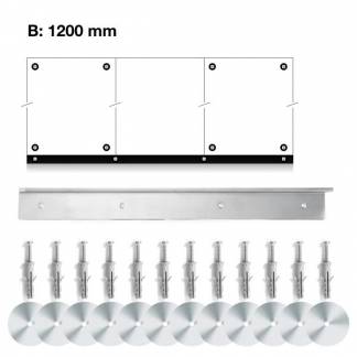 V&aelig;gkit til montering af skabs bredde 1200mm