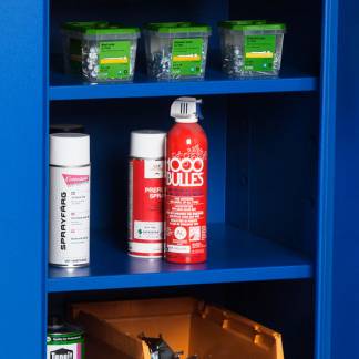 Hylde til ErgoDouble v&aelig;rkt&oslash;jsskab, RAL5005