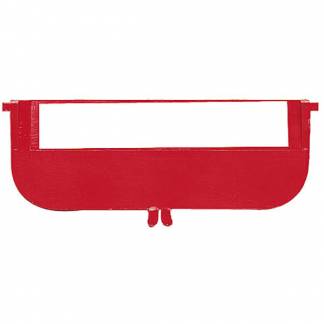 Plast skilleplade 70mm R&oslash;d
