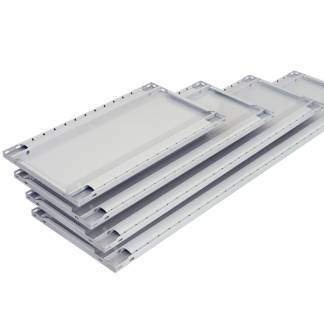 Hylde Boltless 750 x 400 mm 250 kg RAL7035 med hyldekroge