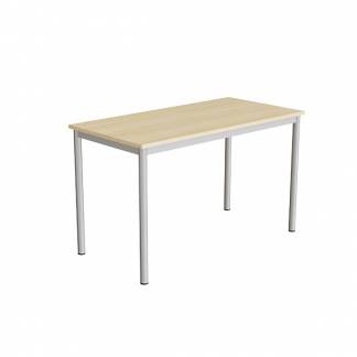 Bord Combi 200, 1200x600 mm H&oslash;jde 720 mm Birk laminat p&aring; alugr&aring;t understel