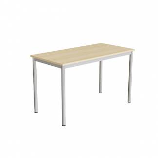 Bord Combi 200, 1200x600 mm H&oslash;jde 720 mm Birk laminat p&aring; alugr&aring;t understel